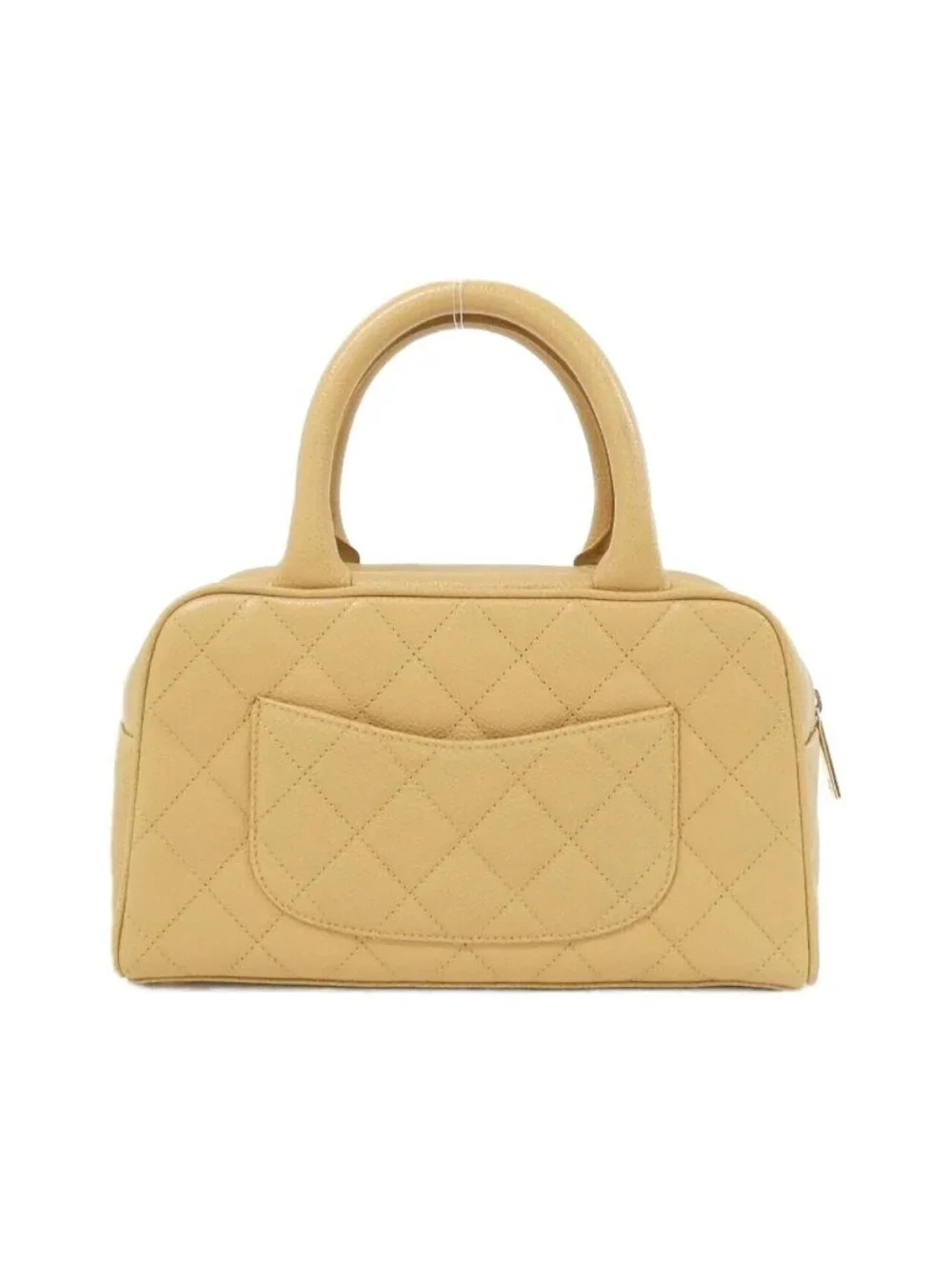 Chanel Boston Bag Travel Bags Beige